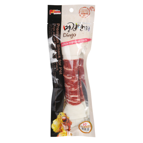 명견만리 강아지간식 콜라겐 오래먹는 딩고껌 소고기 2p : 펫토어