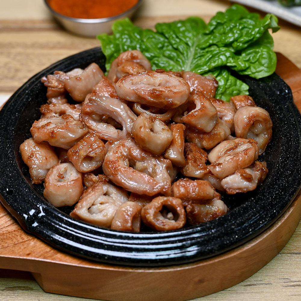 대구 안지랑 낙원 직화훈제돼지막창 500g 1팩 : 푸딩박스