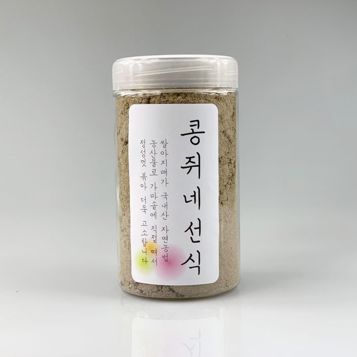 쌀아지매 국산 콩쥐네 선식 300g 매일아침 만드는 국산 블랙선식 식사대용 : 쌀아지매