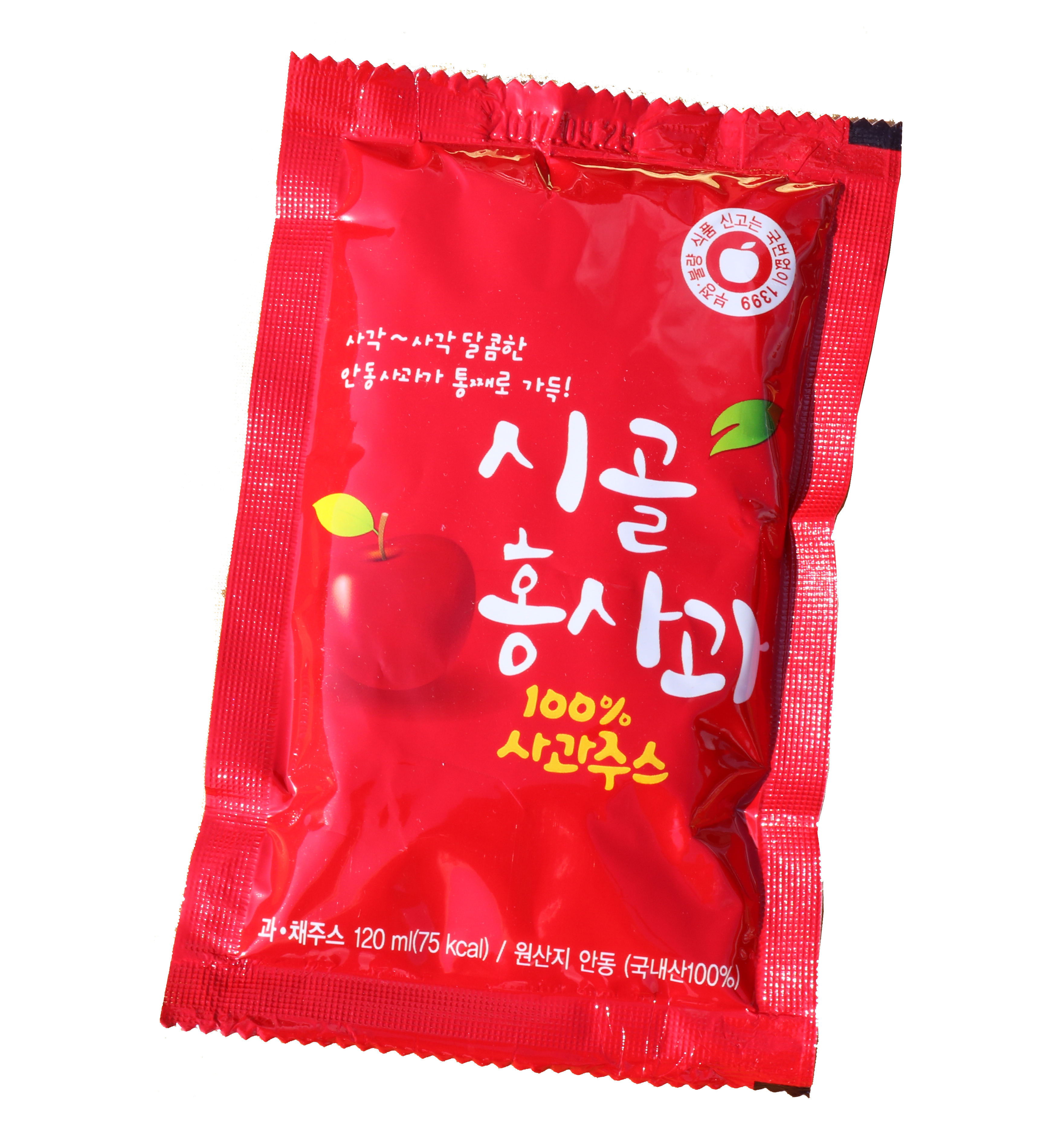 시골홍사과 사과즙 120ml x 50팩 : 시골홍사과