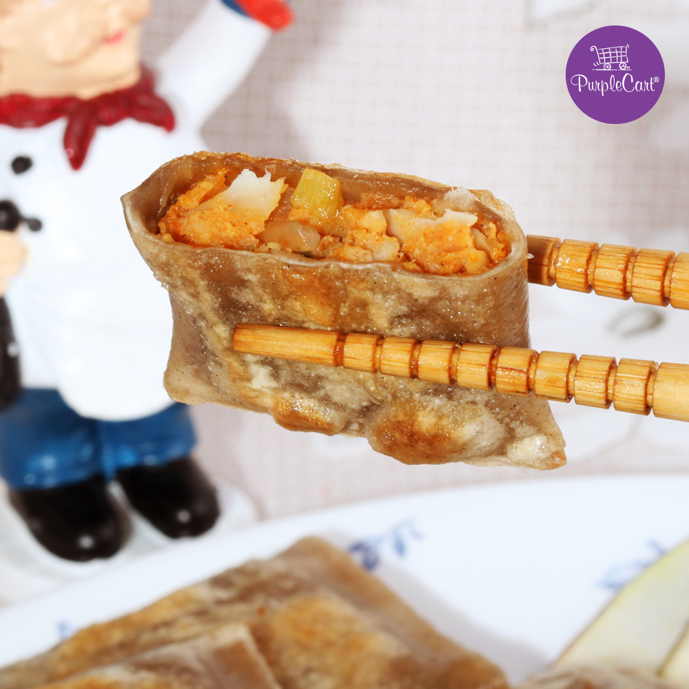 도담푸드 메밀김치전병 1.8kg(30gX약60개) 미니전병 : 퍼플카트