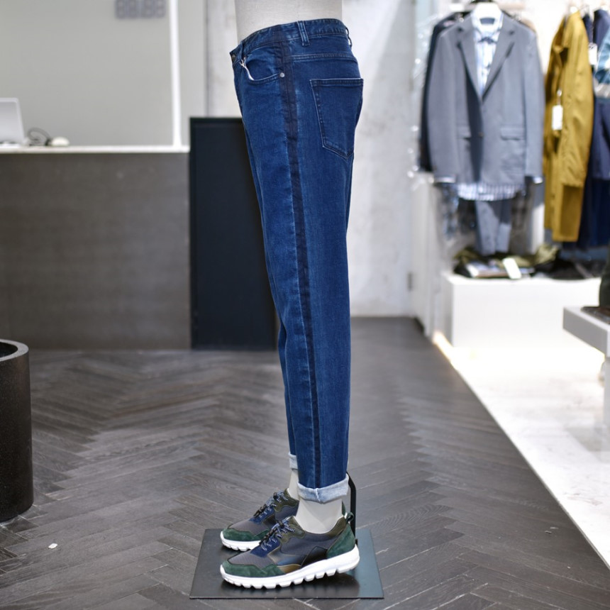 [티아이포맨]18S/S 세미와이드 워싱 데님팬츠 M182MPT216 : 티아이포맨