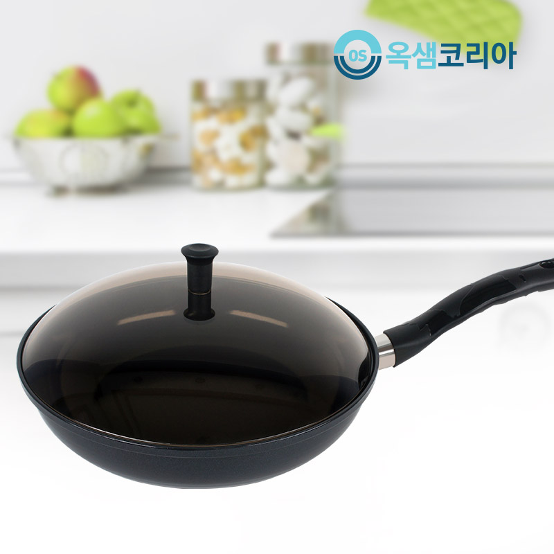 옥 샘쿡 후라이팬 ONF-26cm28 저 수분 무수분 조리기 요술 코팅   : 한겸코리아