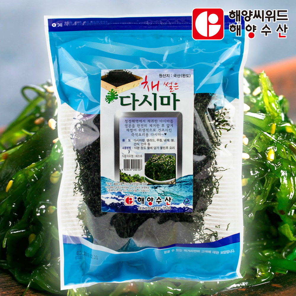 해양씨위드 완도 다시마채100g 채썰은다시마 채다시마 / 저칼로리 다시마채국수 : 해양씨위드