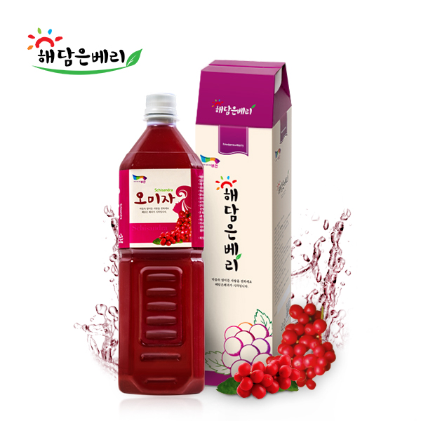 해담은베리 순수 오미자  2병 : 해담은 베리