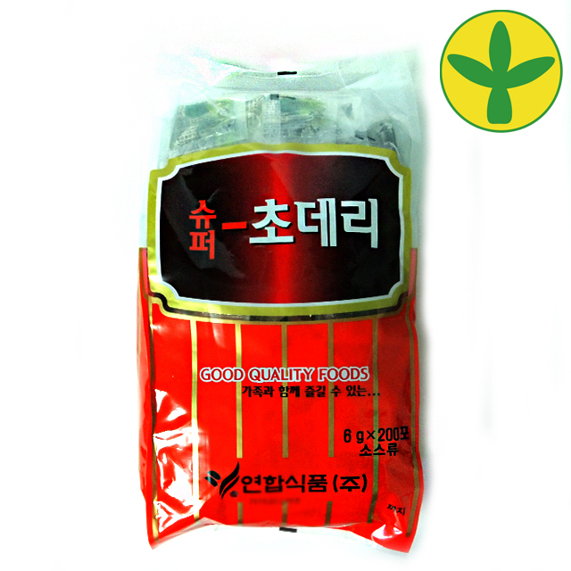 연합식품 슈퍼 초대리 초데리 식초 5g X 200개입 : 새마을식자재유통