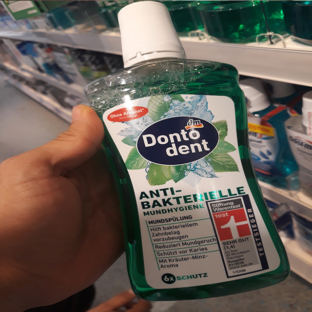 돈토덴트 향균 구강청결 가글액 500ml : 독일직배송 마트