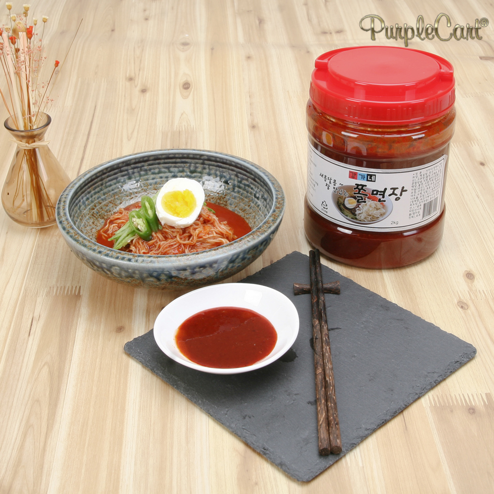 강가네 쫄면장 2kg 쫄면비빔장 비빔소스 분식 : 퍼플카트