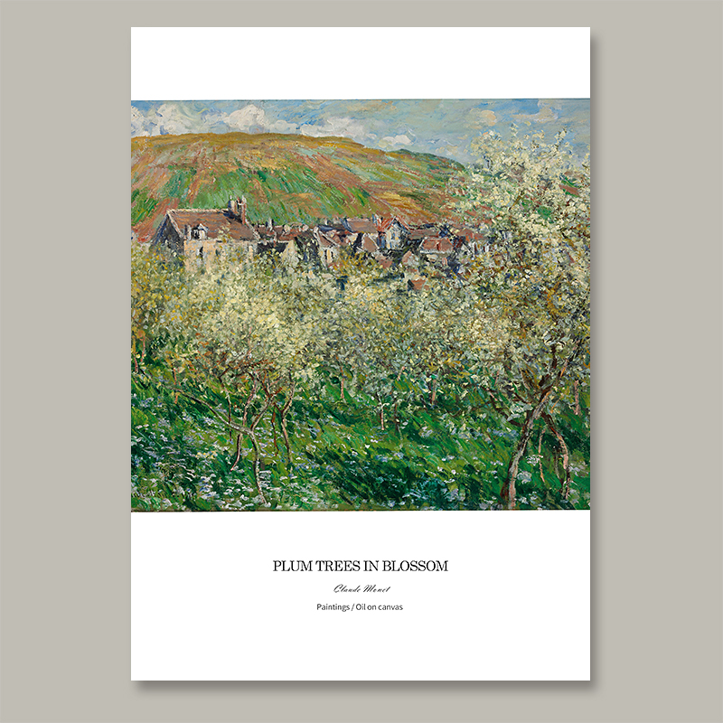 모네 Plum Trees 명화액자 인테리어액자 : 놀라움스튜디오