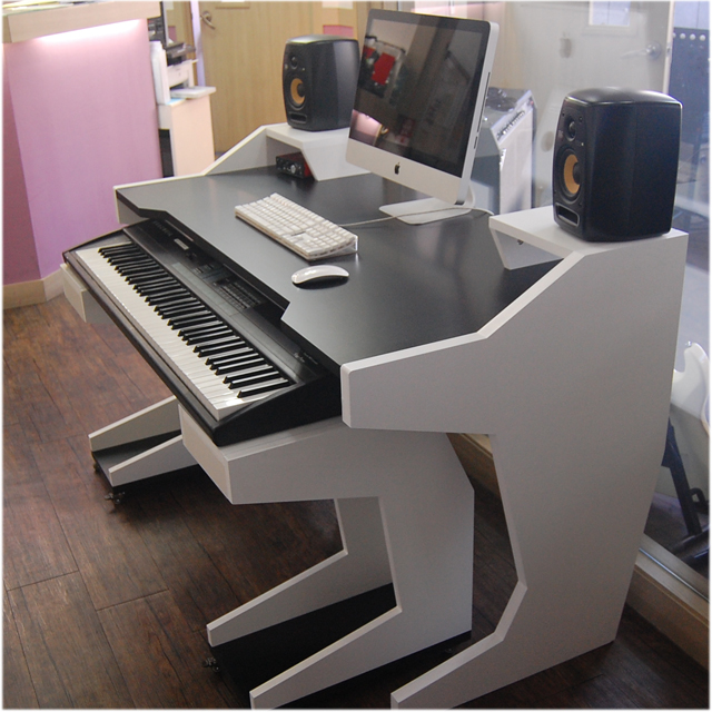 [스튜디오디자인] Studio Midi Desk1400/ 미디데스크, 음악책상, 건반책상 : 스튜디오디자인