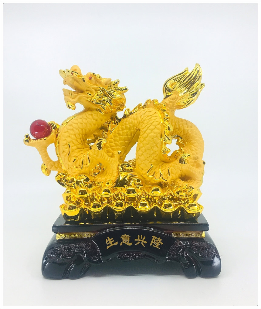 황금용 용장식품 인테리어소품 엔틱소품 집들이선물 개업선물 : Antique  Town
