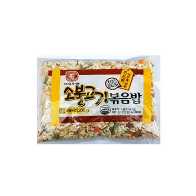 엄지 소불고기 볶음밥300g(5개)/간 편조리식/전자레인지 조리가능 : 예나푸드