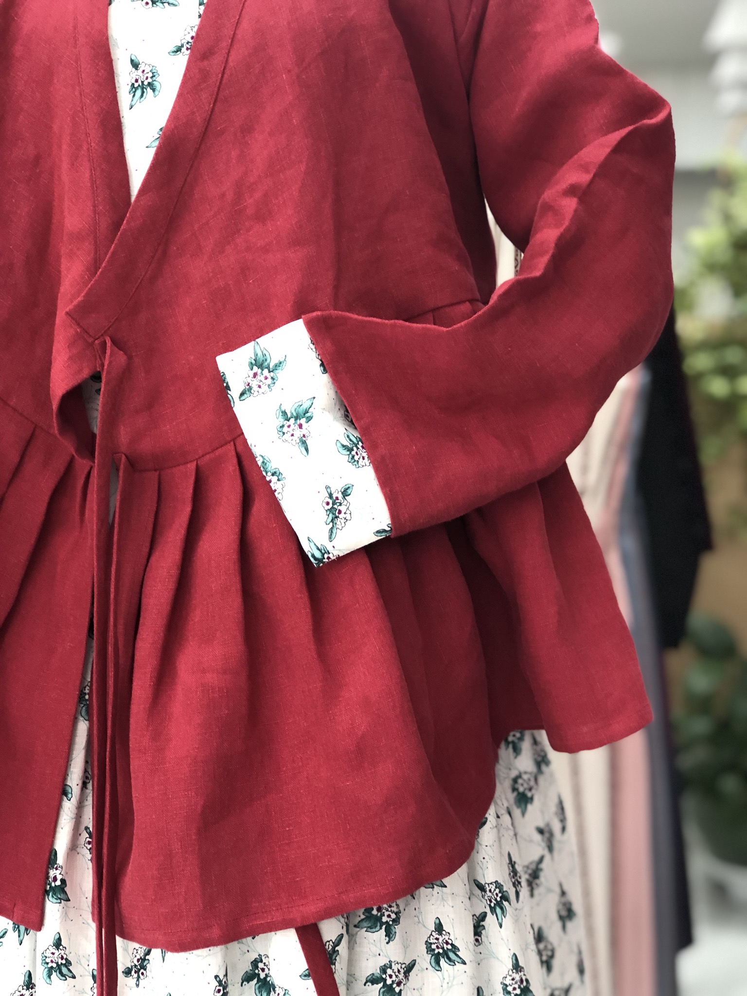 생활한복 린넨 철릭저고리 : 단미의 바늘꽃이야기