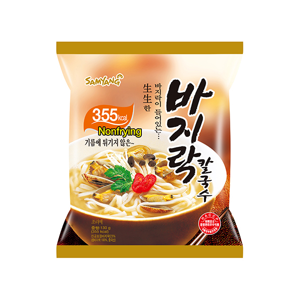 삼양 바지락칼국수 130g 1박스 32입 : 비욘드퍼니싱