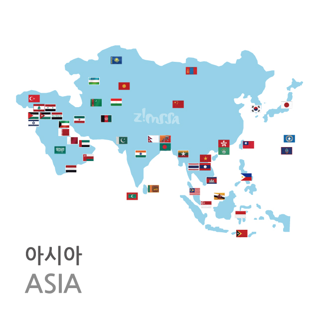 짐싸 세계국기패치 봉제식 자수 국기와펜 태극기 아시아 유럽 아메리카 아프리카 오세아니아 : 니코촉촉