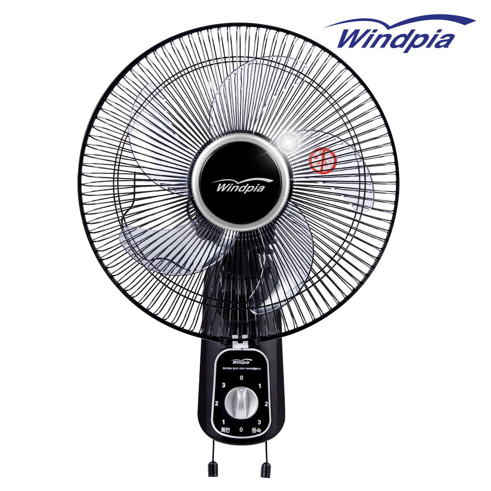 윈드피아 33cm 가정용 벽걸이 선풍기 WF-1616R : WINDPIA