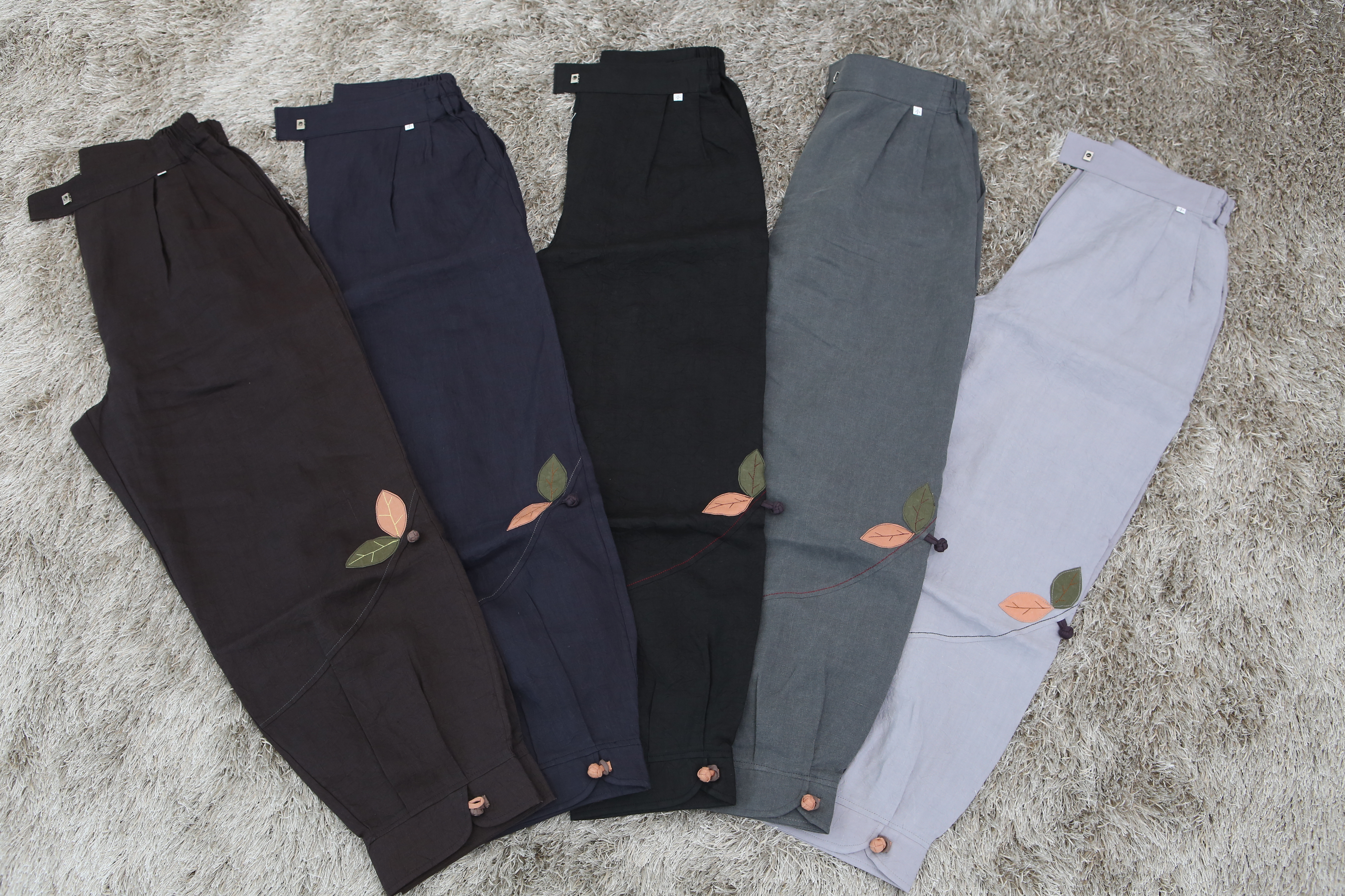 마낙엽단추바지 여성생활한복 개량한복 여자절복바지 여름법복 : 고소은 우리옷