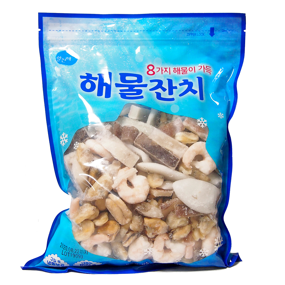 알찬해 해물잔치 800g 아이스박스배송 냉동 해물 : 코스트