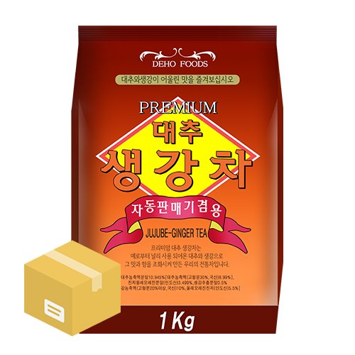 대호 프리미엄 대추생강차 1kg 1BOX(12개입) : 더커피 주식회사