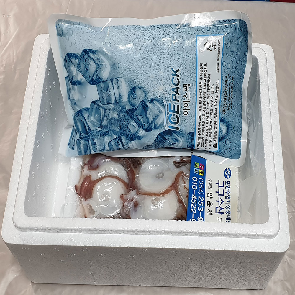 포항 자숙 참문어 슬라이스 300g 초장세트 : 구구수산