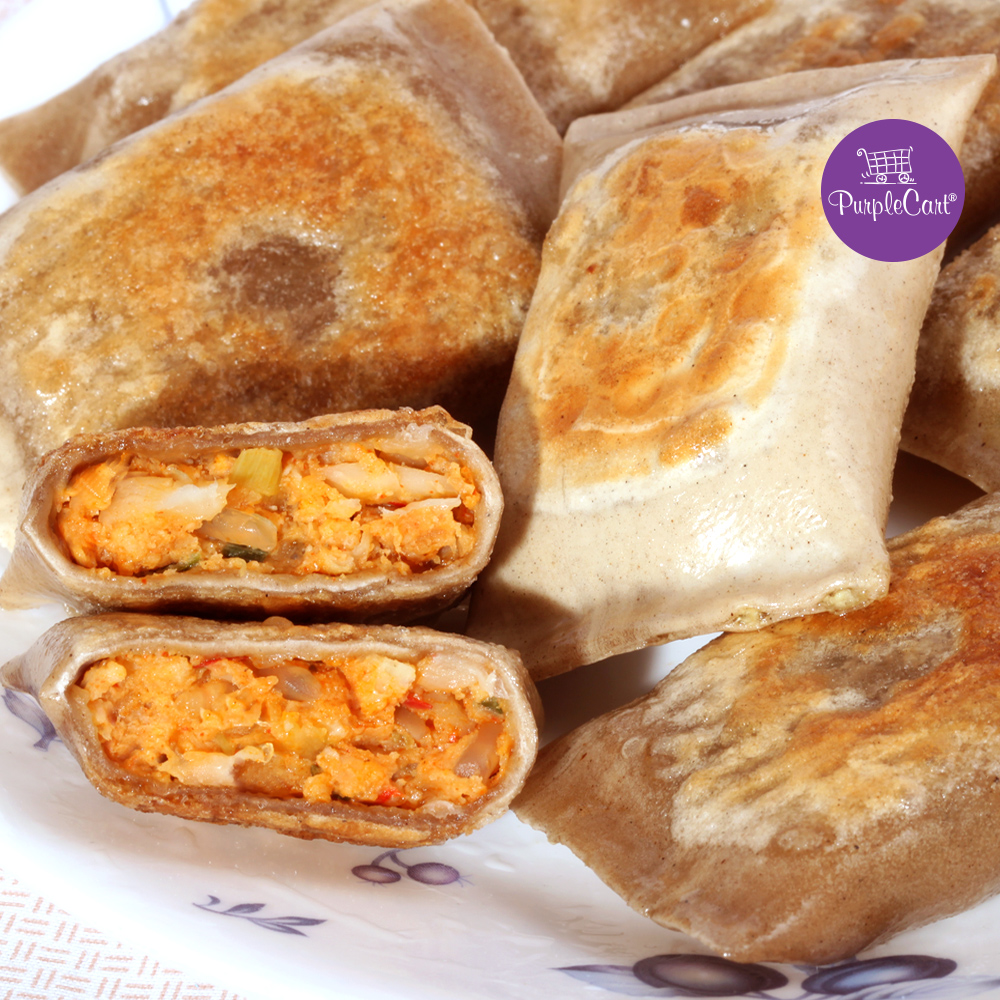 도담푸드 메밀김치전병 1.8kg(30gX약60개) 미니전병 : 퍼플카트