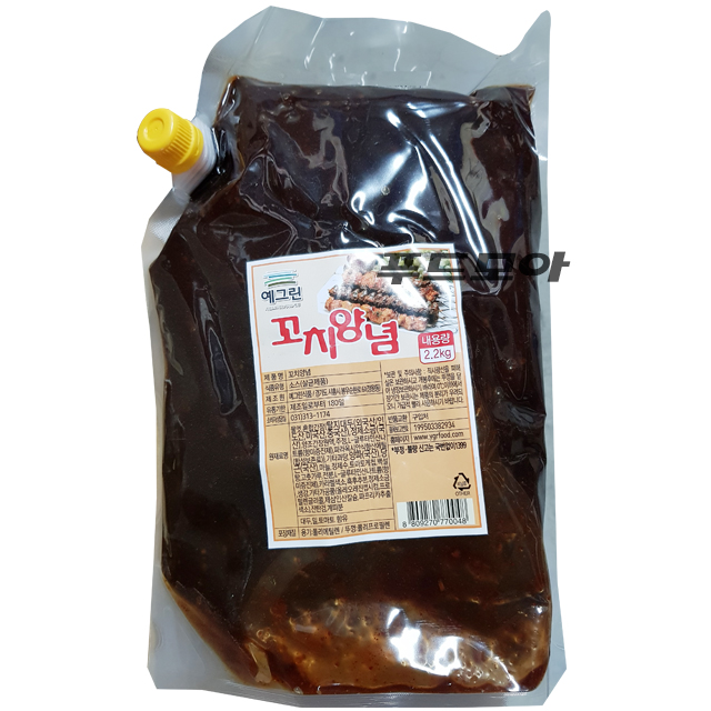 예그린 꼬치양념 2.2kg / 닭꼬치 치킨 소스 : 푸드모아