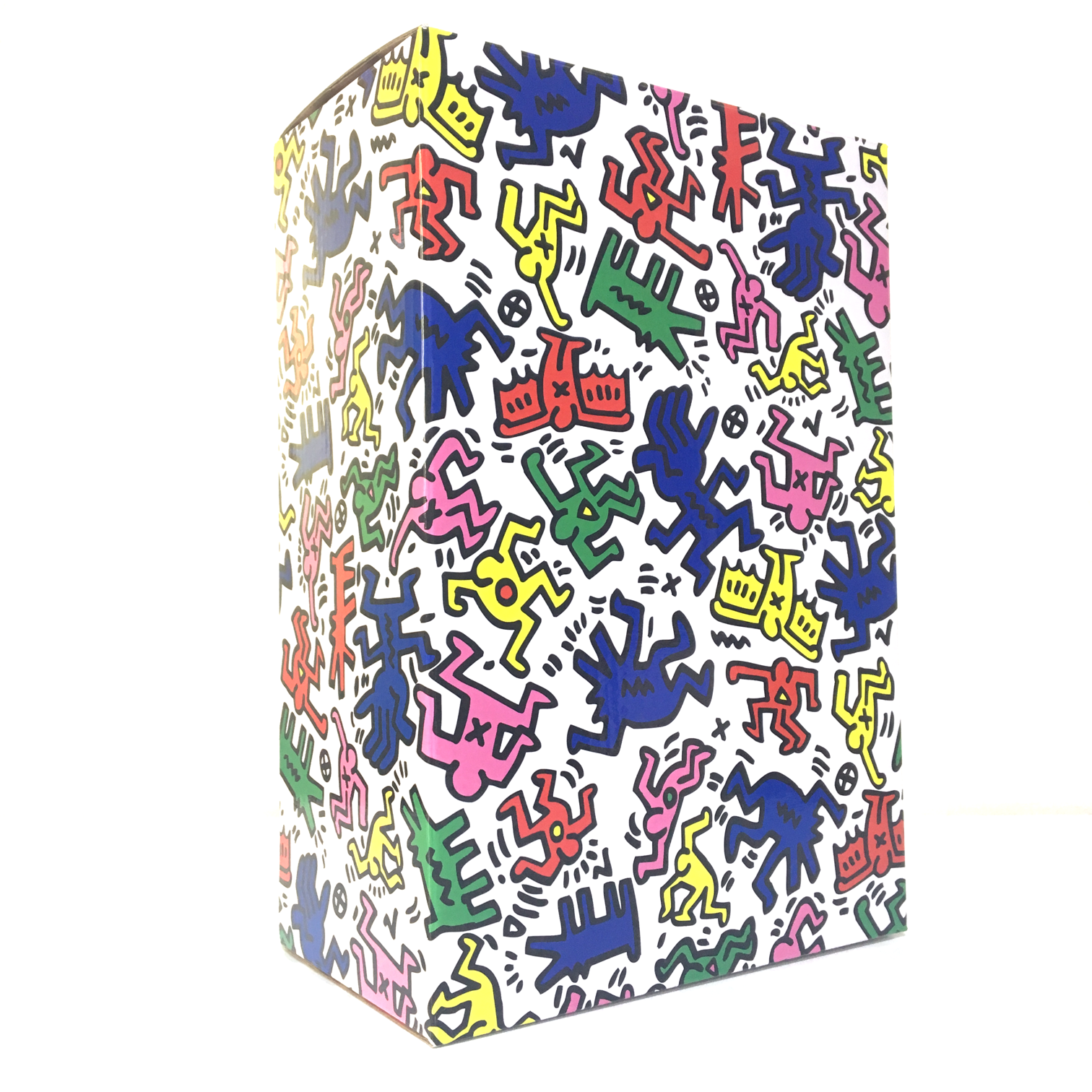 [소장각] 국내배송 베어브릭 400% +100% 키스해링 1ver. 화이트 멀티컬러 Keith Haring White Multi Color 키스헤링 : 소장각