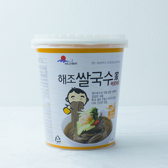 (완도바다가득히) 컵국수 4종 해조쌀국수 다시마가슬림하다면 된장톳쌀국수 김치말이 톳 쌀국수 : 임답례품