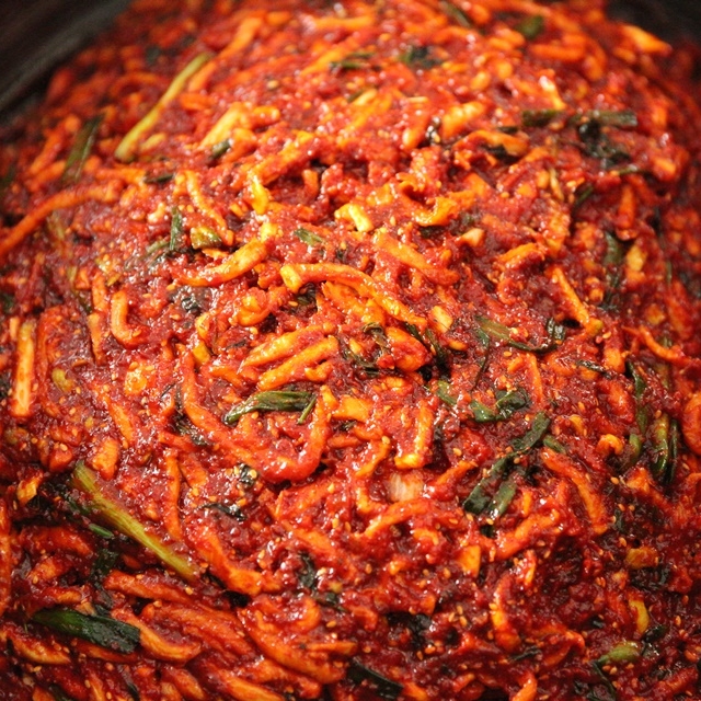 오똑팜 무농약 무말랭이무침 500g : 오똑팜