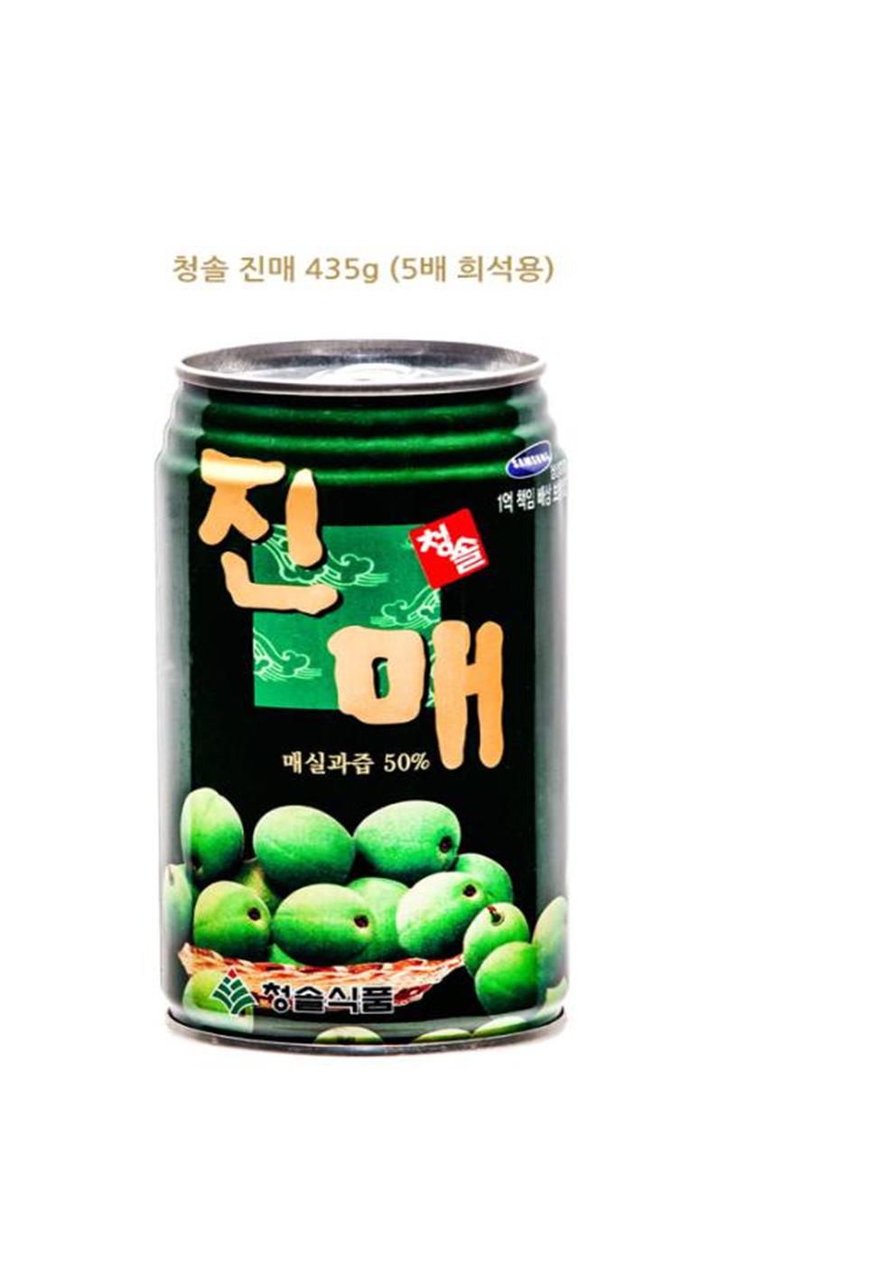 청솔식품 진매실435ml  /매실/매실음료 : 티엔커피