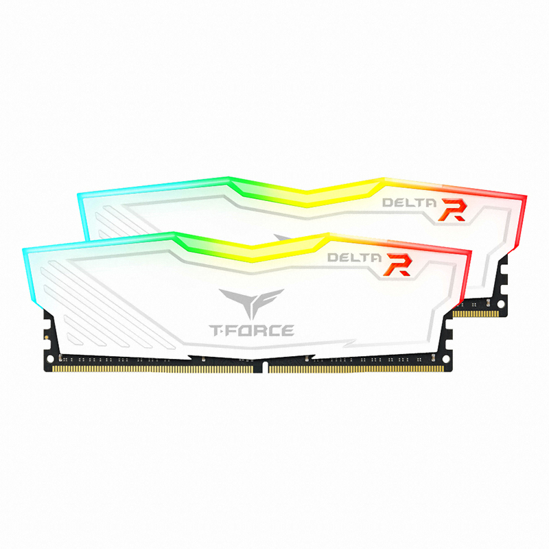 (주)근호컴 [TeamGroup]DDR4 32G PC4-21300 CL15 Delta RGB 화이트 (16Gx2) : 근호컴