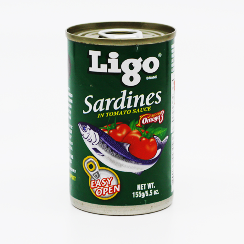 리고 정어리 통조림 (Ligo Sardines) 피노이아코 필리핀 : 피노이 아코 스토어