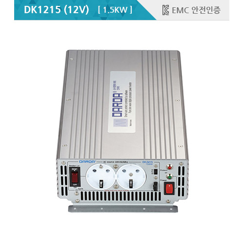 DK1215 피앤케이 다르다 정현파 인버터 1.5kW 12V (1500W) : 투썬파워