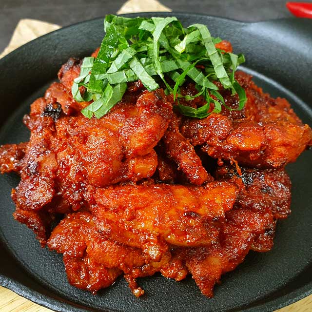 신선 숯불 춘천 닭갈비 1kg 캠핑음식 볶음용가능 : 신선 닭갈비