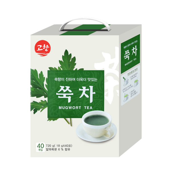 고향 쑥차 40T : 더커피 주식회사