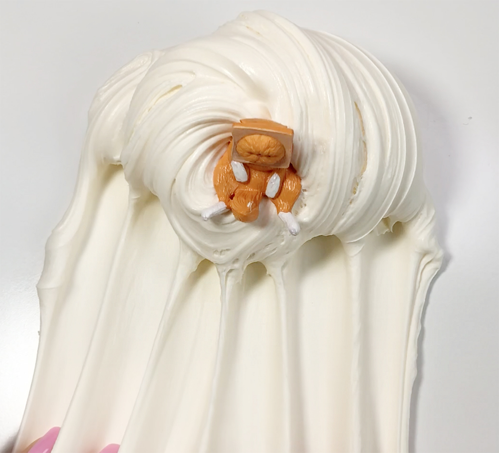 식빵냥 버터 슬라임 300ml+랜덤피규어 : 젤리블리스