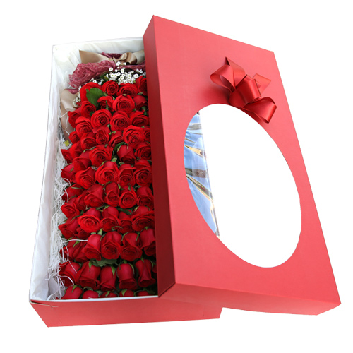 장미 100송이 장미꽃 100송이 꽃배달 : 이삐꽃방