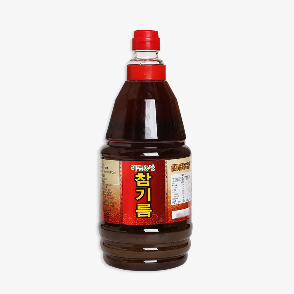 대명농산 참기름 1.8L 참깨100% 업소용참기름 : 농민식자재
