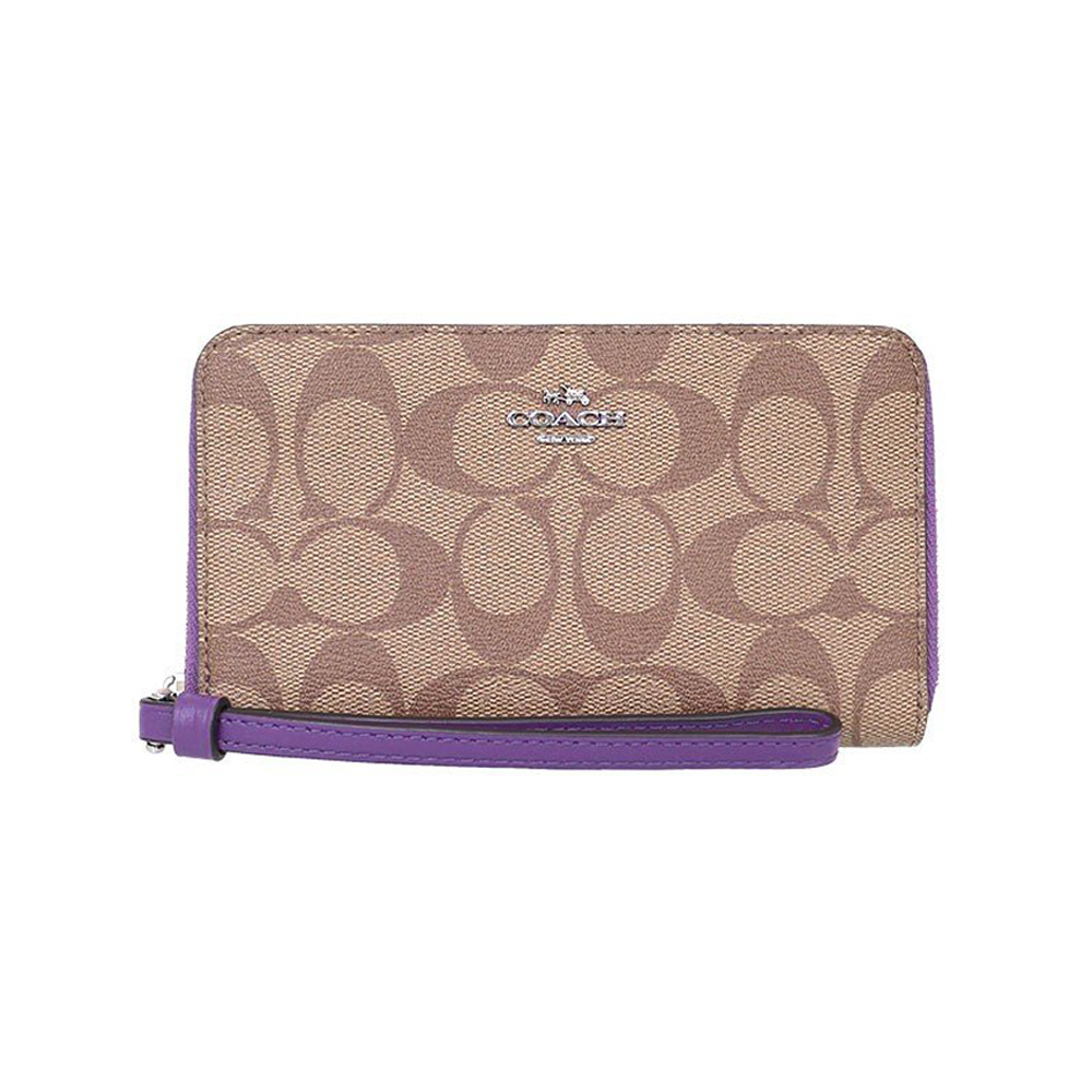 COACH 코치지갑 폰월렛 핸드폰 수납 파우치 장지갑 F57468 SKHBY : 캘리 아울렛