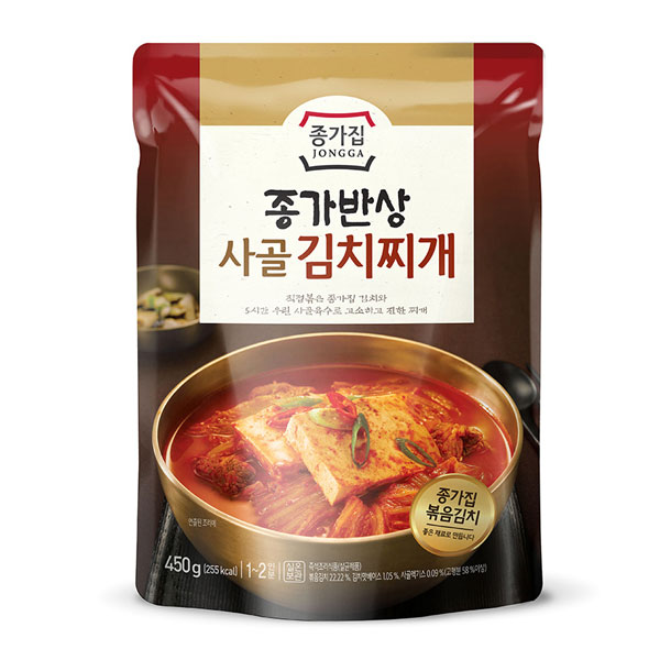 대상 청정원 종가집 종가반상 사골김치찌개 450g/실온보관식품 : 비령마켓
