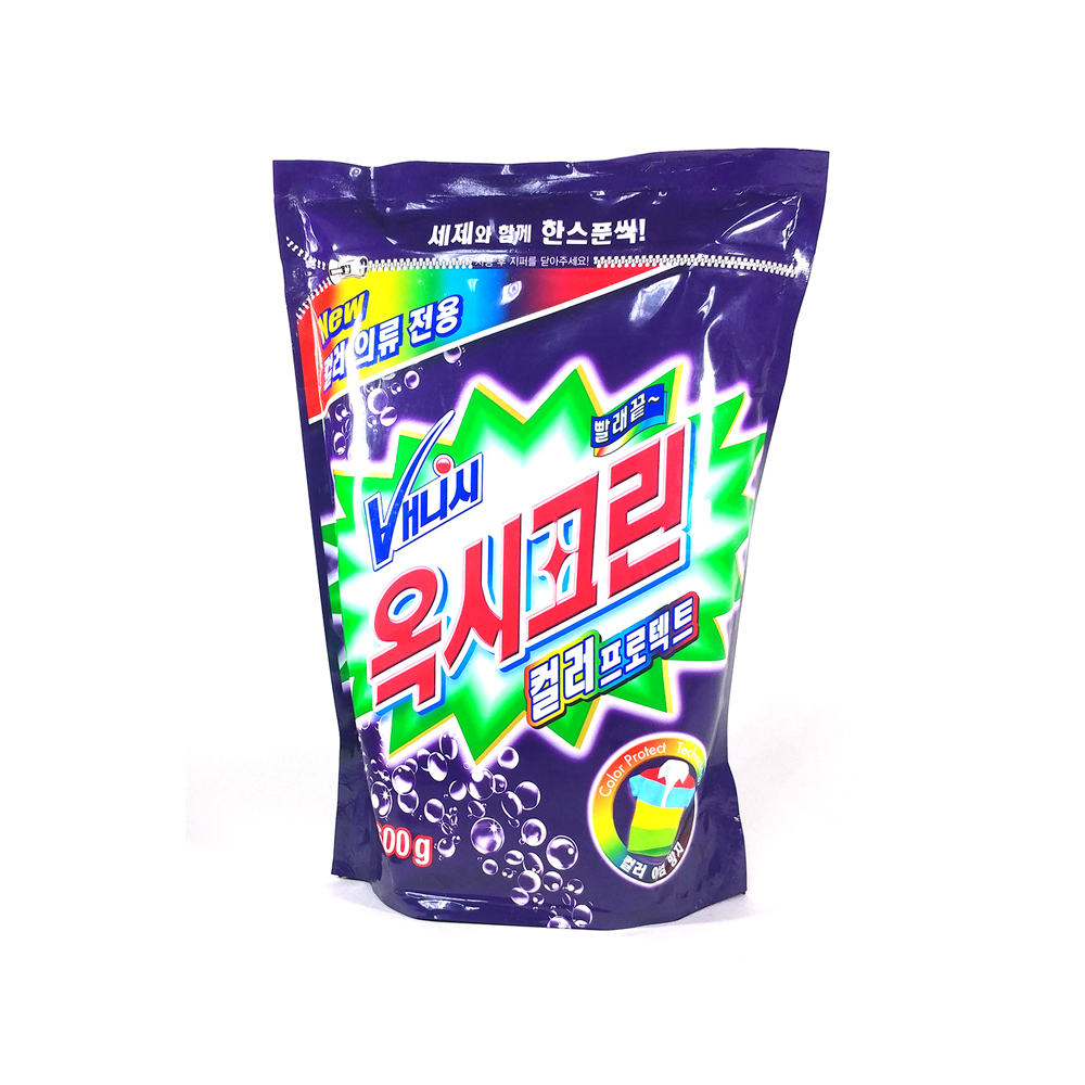 옥시크린 2.1kg/  오투액션 1.5kg / 컬러프로텍트 1.6kg 세탁보조제 표백제 베이킹소다함유 살균효과 얼룩제거 옷 의류 색상보호... 
