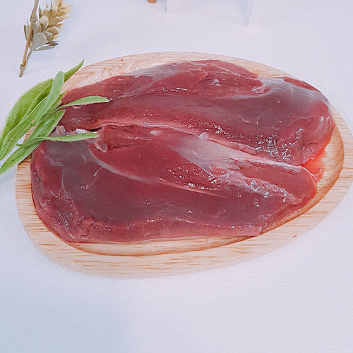 오리가슴살 1Kg (국내산)/ 강아지 고양이의 간식 생식 자연식 화식 수제간식의 원료육  분쇄육  무첨가 무염 무색소  야채퓨레 : 싱싱얌얌