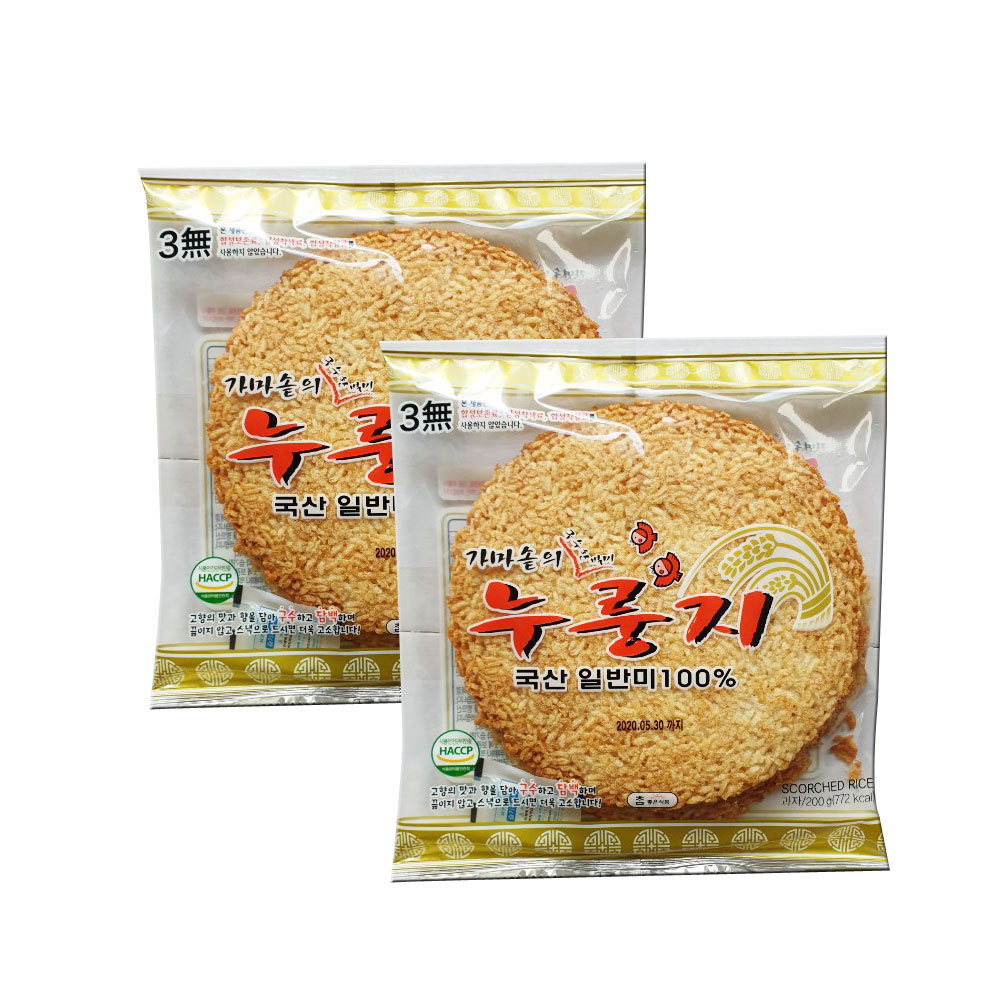100% 국산 누룽지 10봉 : 으니푸드
