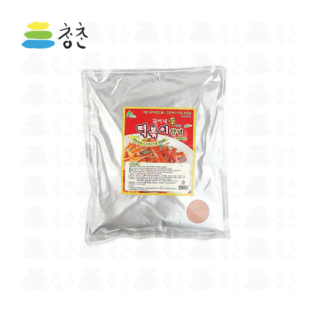 이슬나라 김씨네 떡볶이양념(약간매운맛) 1KG : 청춘푸드몰
