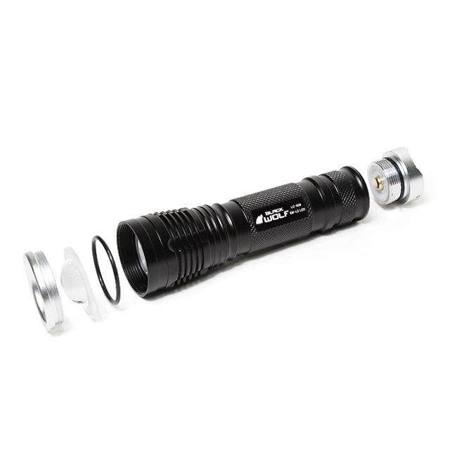 블랙울프 LC 858 미니줌 T6 L2 CREE LED 랜턴 : 주식회사 블랙울프