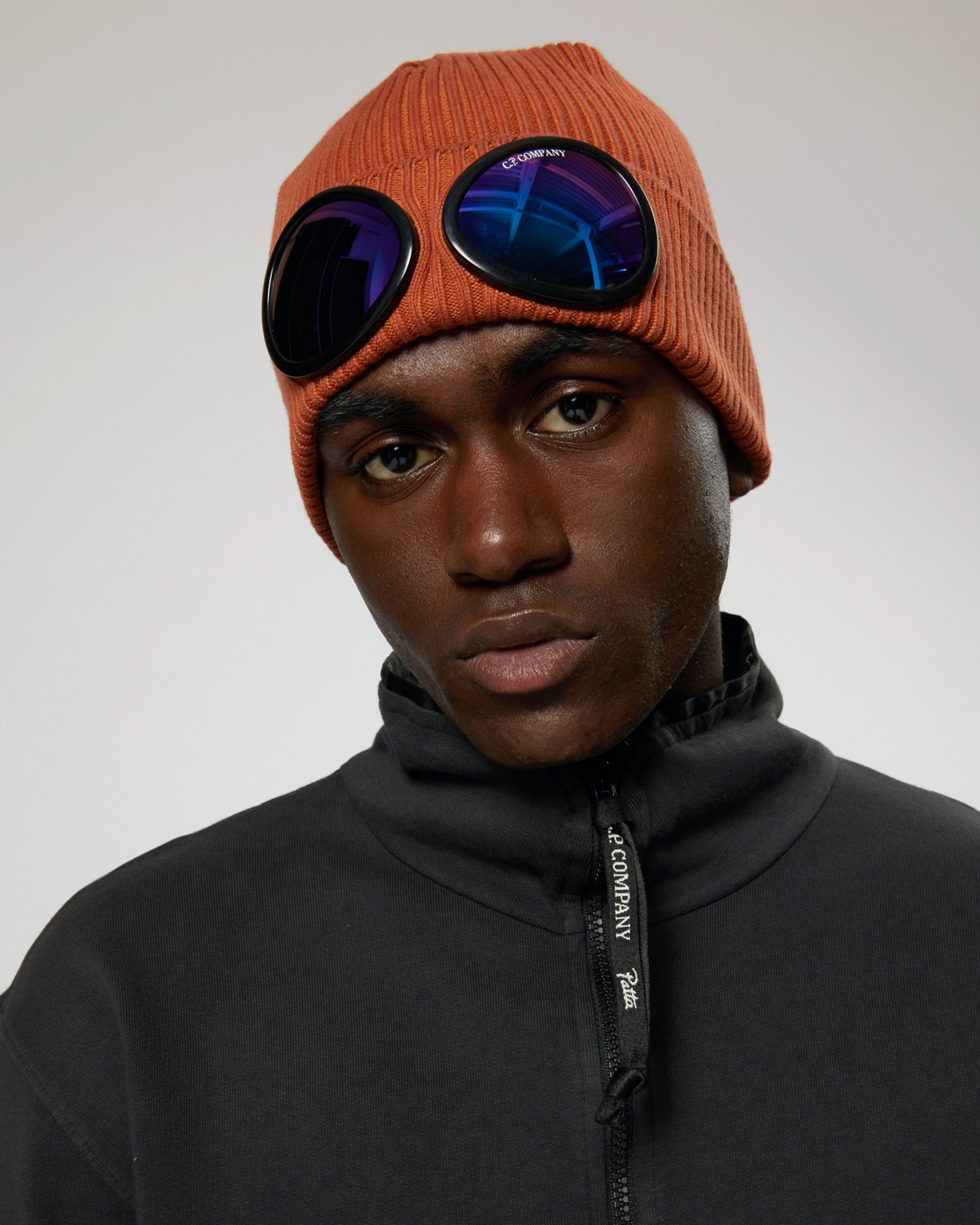 C.P. COMPANY X PATTA Cotton Goggle Beanie CP컴퍼니 X 파타 고글 비니 : 레인보우쇼핑센타