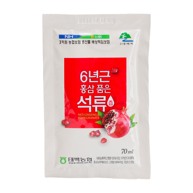 태백농협 6년근 홍삼 품은 석류 석류즙 : 농수산 하나로