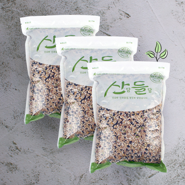 산담들담 우리잡곡 혼합 15곡 1kgx3팩(3kg) : 예찬닷컴