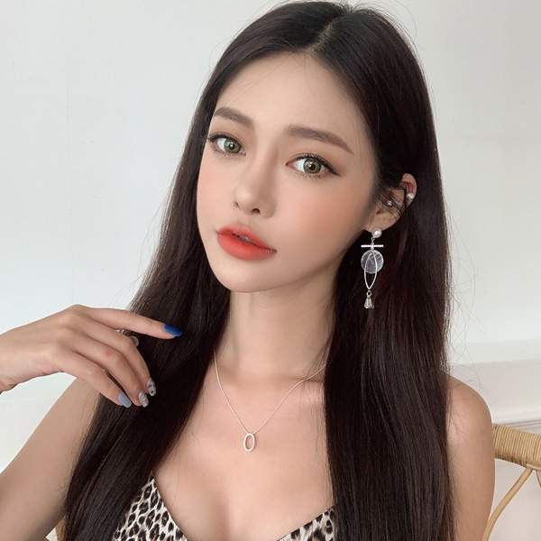 [무배] 러피안 서클링 실버 목걸이 : 수앤수악세사리
