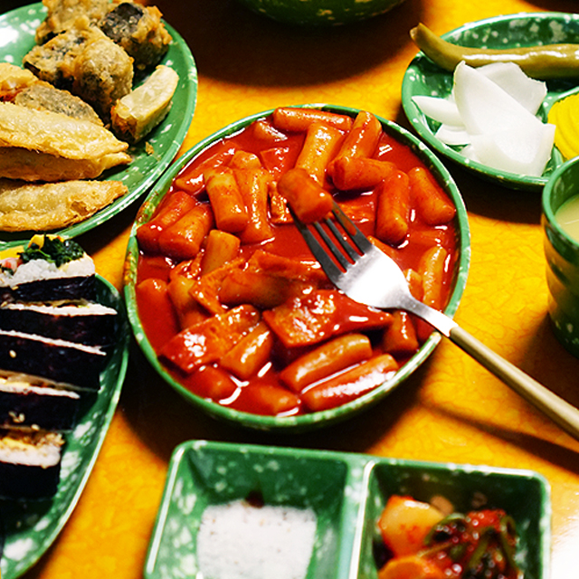 추억의 떡볶이 접시 레트로 옛날 그릇 간장종지 1P : 선물할까요